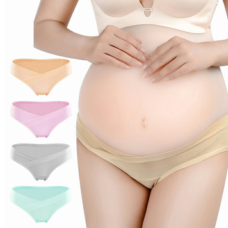 マタニティ ショーツ　マタニティ　V字型　産前　産後　ストレスフリー　妊婦