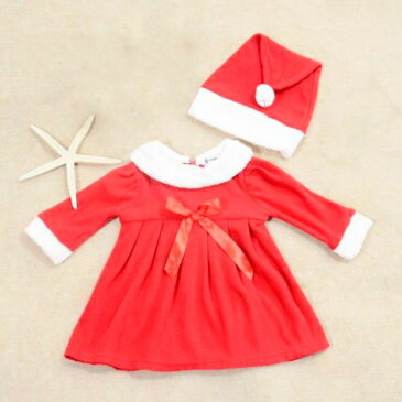 サンタ コスプレ クリスマス 衣装 キッズ 子供 ベビー BABY コスチューム ミニサンタ 仮装 ワンピース 帽子 サンタコス おしゃれ かわいい 可愛い 女の子 女子 パーティー イベント