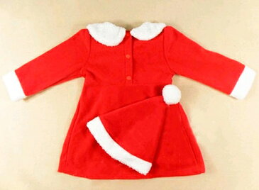 サンタ コスプレ クリスマス 衣装 キッズ 子供 ベビー BABY コスチューム ミニサンタ 仮装 ワンピース 帽子 サンタコス おしゃれ かわいい 可愛い 女の子 女子 パーティー イベント