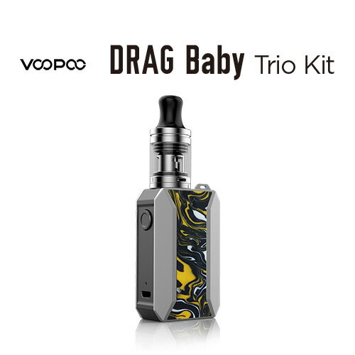 ★SALE!!★VOOPOO DRAG Baby Trio Kit【ブープー ドラッグベビートリオ スターターキット ボックスタイプ テクニカルMOD】