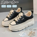 スニーカー レディース 6cm 厚底シューズ ダッドスニーカー ベージュ ホワイト ブラック 6cm 身長アップ 韓国 ウォーキングシューズ 厚底スニーカー 軽...