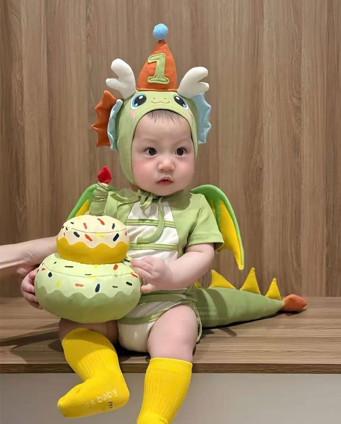 ロンパース 子供 ベビー キッズ 3点セット 男の子 女の子 誕生日 プレゼント ハット付き ケーキのおもちゃ 仮装 着ぐるみ かわいい おしゃれ コスプレ服 ロンパース カバーオール 写真 ハロウィーン仮装 コスチューム キッズ 可愛い 秋服 部屋着 73/80/90