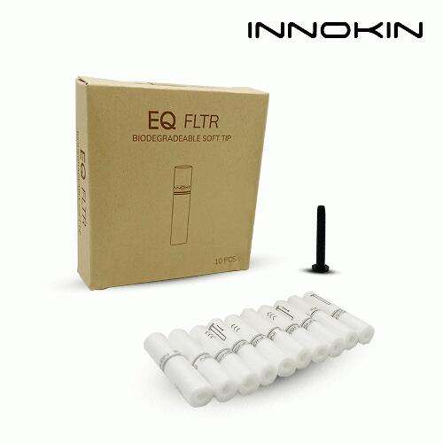 ＼複数購入でポイント10倍 エントリー＆2点5倍、3点10倍／ Innokin イノキン EQ Fltr Pod kit イーキューフィルターポッド 交換用フィルター 10個 インナードリップチップ 1個 ベプログ 電子タバコ コイル pod スターターキット ベイプ