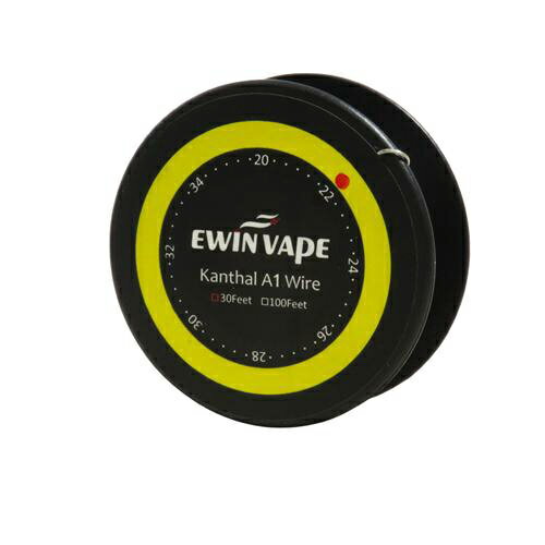 【超目玉SALE 850円→679円 11日1時59分迄】 Ewinvape エウィンベイプ Kanthal A1 Wire カンタルワイヤー 22G ゲージ VAPE ベイプ ベプログ 電子タバコ リキッド フレーバー ケース アトマイザー コイル ドリップチップ アクセサリー バンド