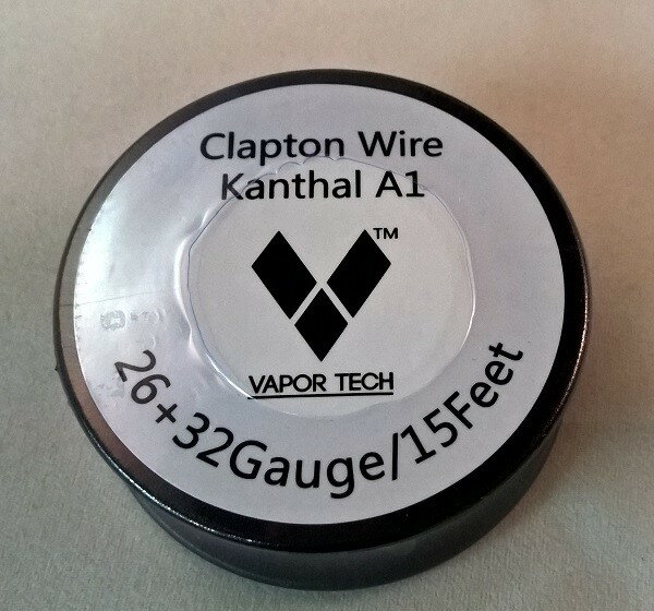 VAPOR TECH Kanthal クラプトンワイヤー26GA+32GA 15フィート | VAP ...