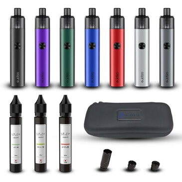 Aspire アスパイア AVP CUBE＆国産リキッドセット エーブイピーキューブ | ベプログ 電子タバコ スターターキット ベイプ VAPE ベープ 本体 禁煙 電子タバコ タール ニコチン0 リキッド 電子たばこ