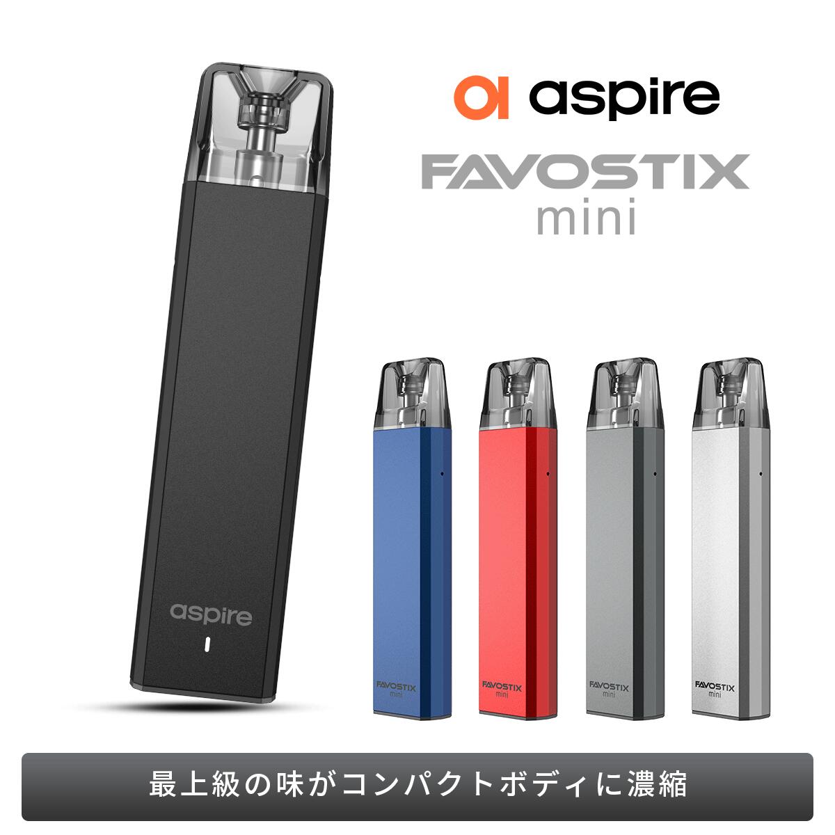 favostixmini 01 - 【aspire】Favostix 『mini 』をレビュー！～味わいはそのままでシンプルになった名作機～