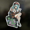 nero×HACK original sticker1【 VAPE 電子タバコ コットン RDA 日本製 アクセサリー nero ステッカー 】 2