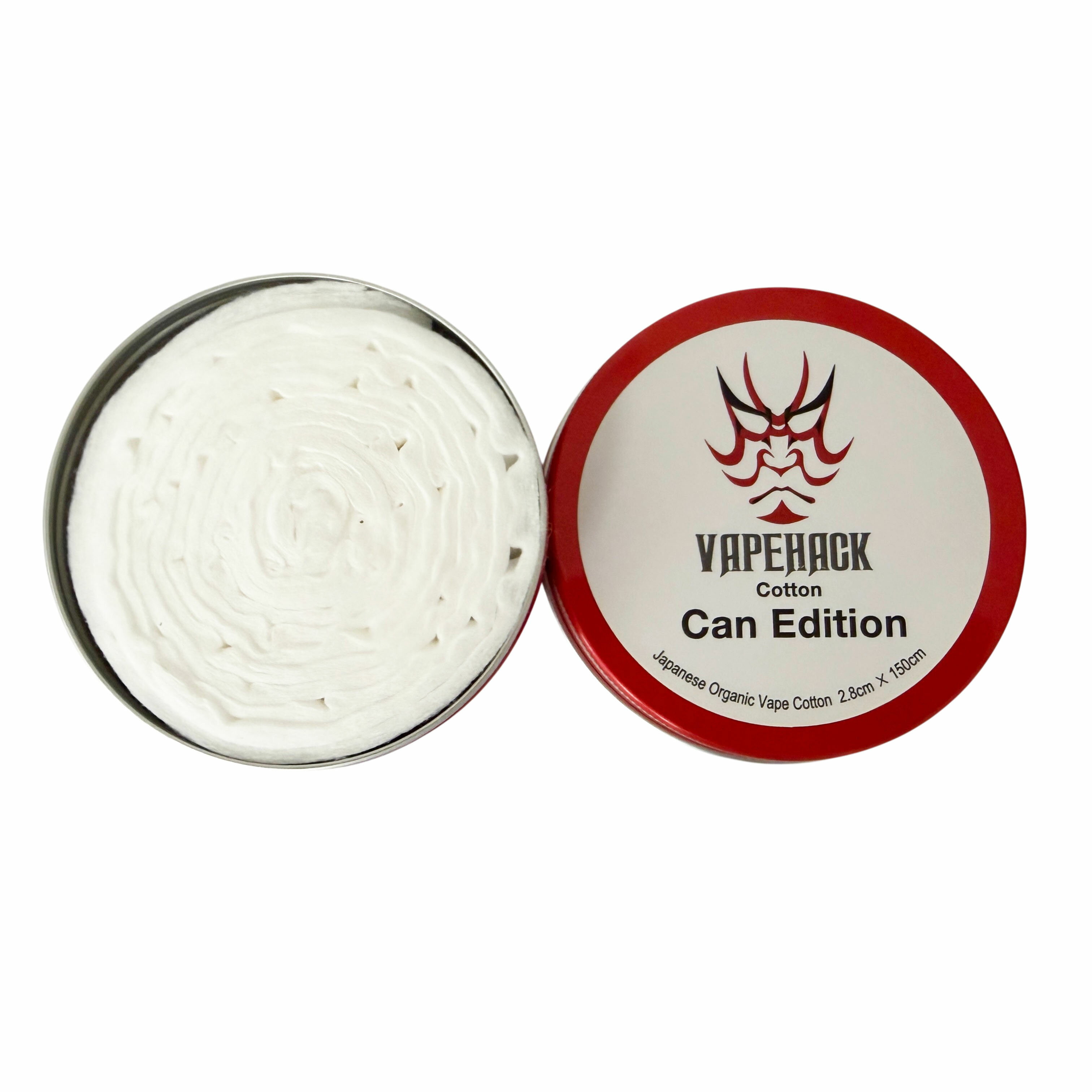 限定 New VapeHack Can Cotton/ VAPEHACK HACK 【 缶コットン VAPE 電子タバコ コットン RDA 日本製 アクセサリー 】