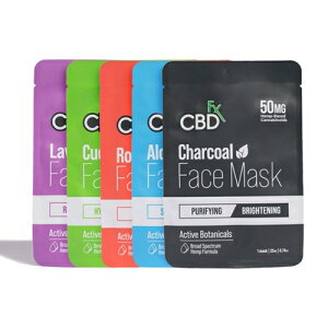 CBD シートマスク フェイスマスク パック CBDfx FACE MASK CBD 50mg 配合 パックシート エフエックス シートパック 乾燥肌 潤い 顔 顔面 オーガニック カンナビジオール カンナビノイド ヘンプ HEMP 正規品 美容 癒し 美顔 保湿 肌 美肌 パック 母の日