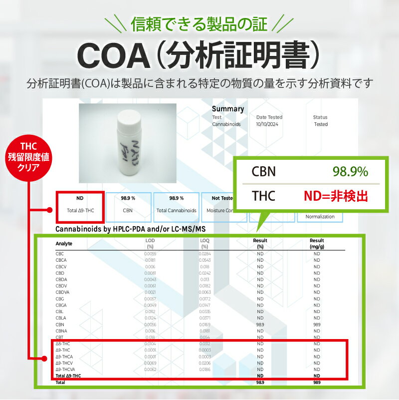 【レビュー特典有】CBNカートリッジVapeManiaCBN42%420mg1ml