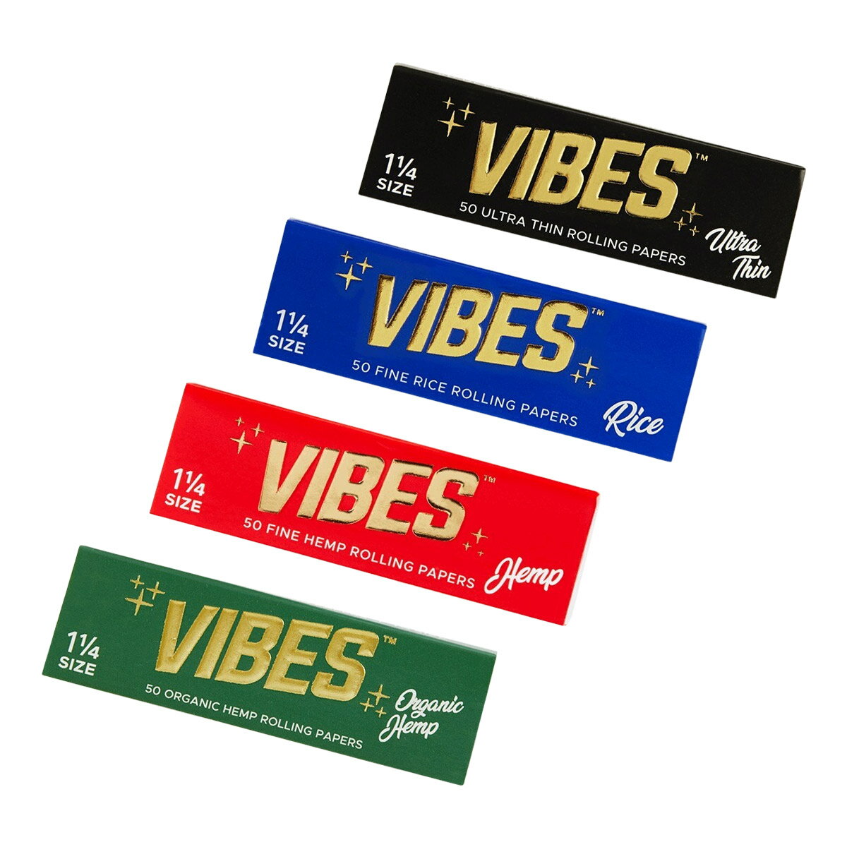 ＼ポイント2倍／ ペーパー 巻き紙 巻紙 50枚 VIBES ROLLING PAPERS 1.25