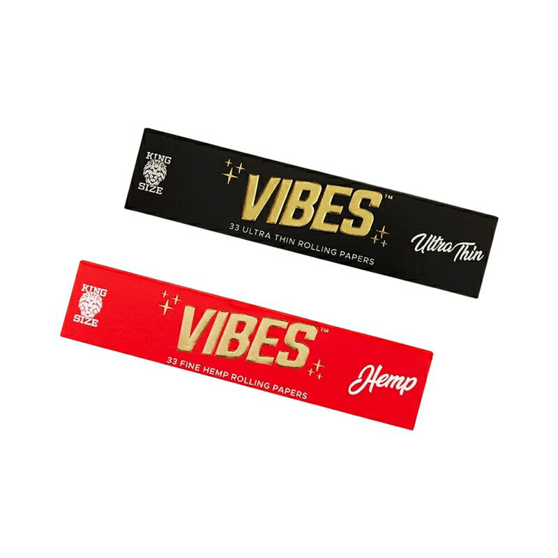 ＼ポイント2倍／ ペーパー 巻き紙 キングサイズ 33枚 VIBES KING SIZE SLIM バイブス ローリングペーパー キング サ…