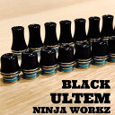 ニンジャワークス NINJA WORKZ BLACK ULTEM （ブラック ウルテム）ベイプ ドリップチップ 510 Drip Tip MTL ドリップチップ 濃い味 3