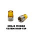 ニンジャワークス ウルテム ドリップチップ 9mm イエロー NINJA WORKZ ULTEM Drip Tip 510径