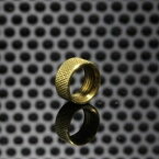 【カスタムパーツ】The Golden Greek GGTS-JustGG-Stealth-GGTB Button Locking Ring Brass【RDA】【VAPE】【カスタムパーツ】