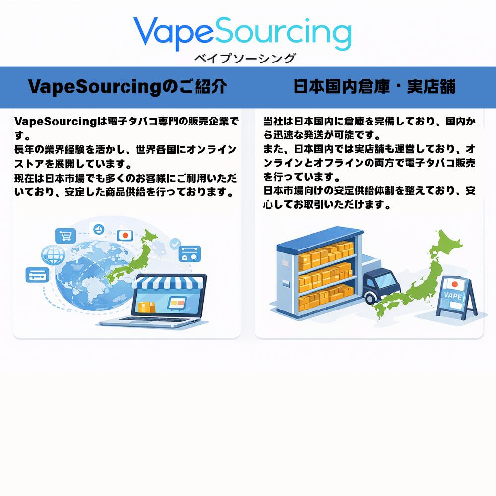 電子タバコ専門店 VapeSourcingのWASPEシリーズ 卸売のご案内｜アングル3