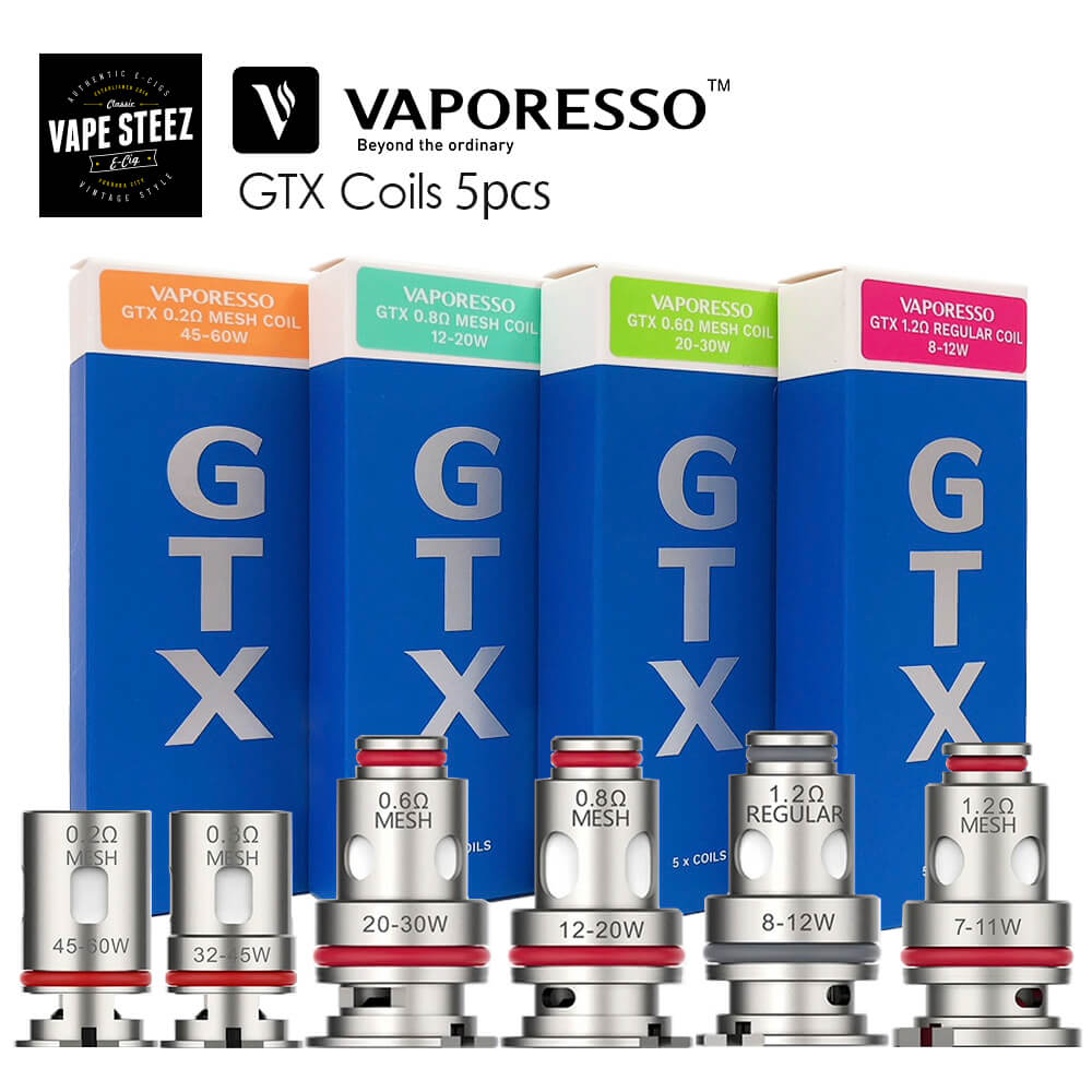 Vaporesso GTX RC coil Target PM80 Kit / Target PM80 SE Kit / Target PM30 Kit / GTX One Kit / Gen Nano Kit / SWAG PX80 Kit xC|b\ W[eB[GbNX GTXRC 5pcs 5