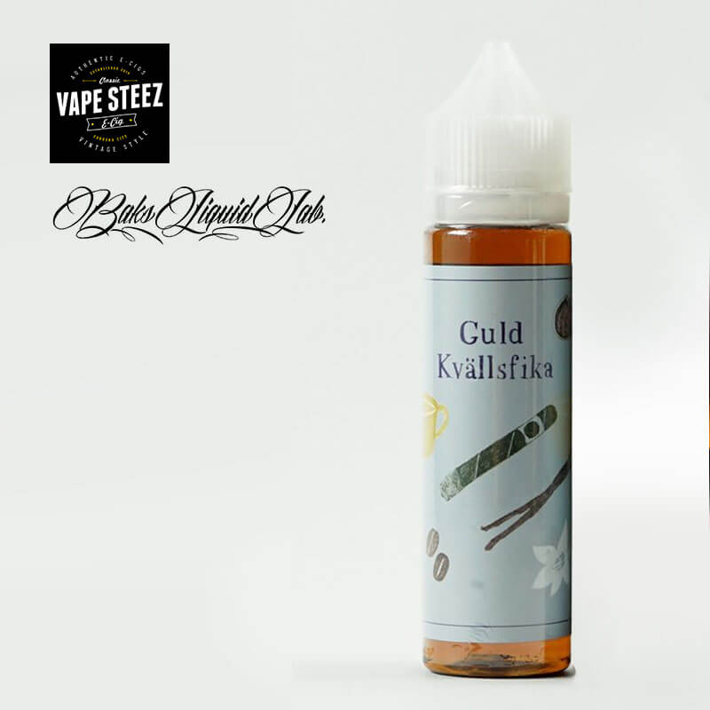 BaksLiquidLab . Guld Kvallsfika 60ml 電子タバコ リキッド 国産 (フィーカ) Made in Japan E-LIQUID