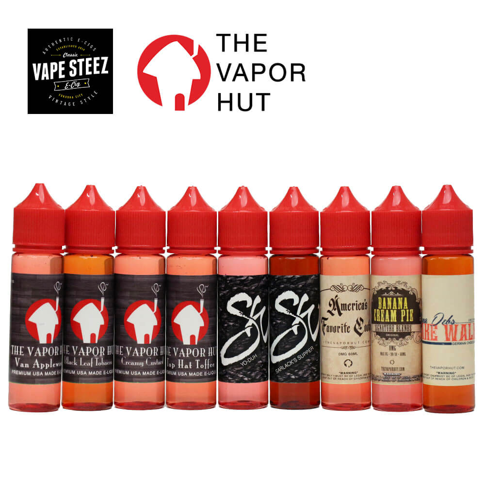 THE VAPOR HUT 60ml E-JUICE E-LIQUID MADE IN USA