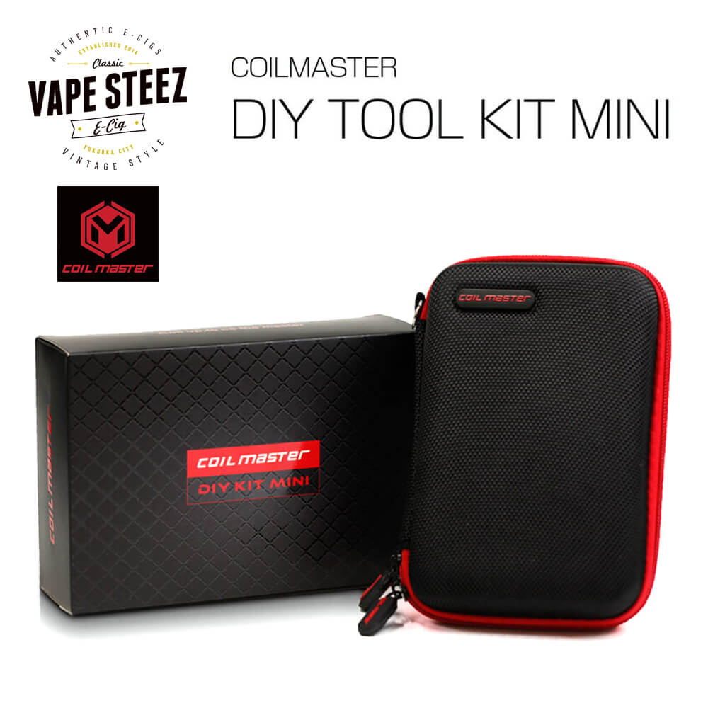 cm diytool mini 01 - 【DIY/ビルド】「CoilMaster DIY ミニキット」（コイルマスターDIYミニキット）レビュー。簡易VAPEビルド用品とバッグのセットは持ち運びで出先に便利！【小物/工具/VAPE/電子タバコ/VAPE STEEZ/eREC】