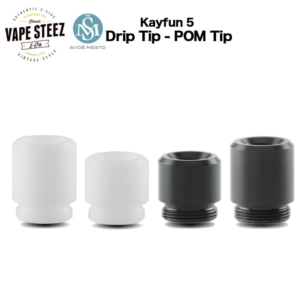 SvoeMesto Kayfun 5 driptip pom スヴォエメスト ケイファン ドリップチップ ポム 電子タバコ パーツ アクセサリー パーツ 変換 Made in Germany VAPE