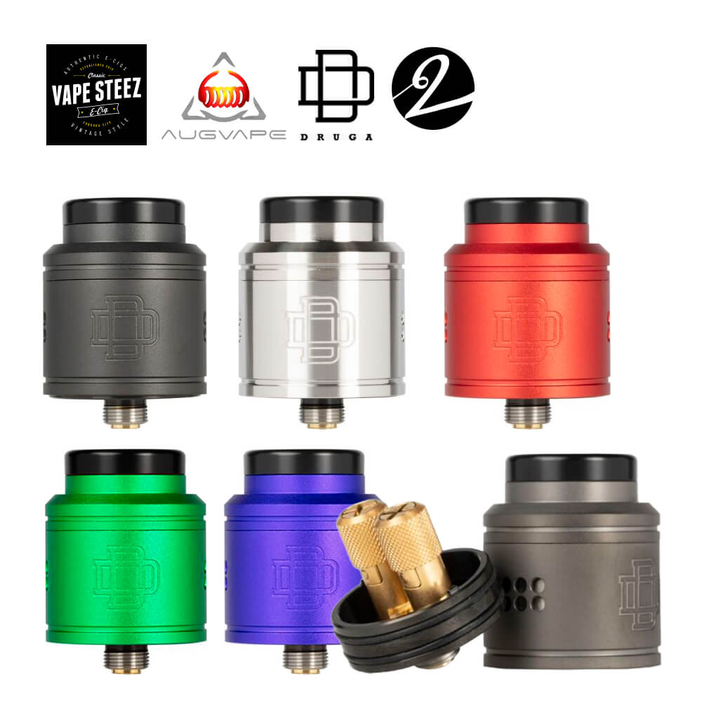 druga 2 rda 1 - 【レビュー前編】待望のV2！？いろいろが改善されまくって再登場！比べたら良さしかない！augvape DRUGA2 RDA使ってみた【RDA】