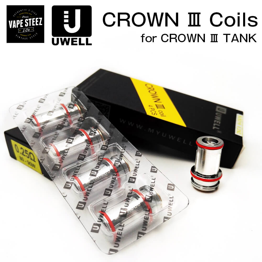 UWELL Crown 3 Tank 交換コイル 4個入り ユーウェル クラウン タンク vape