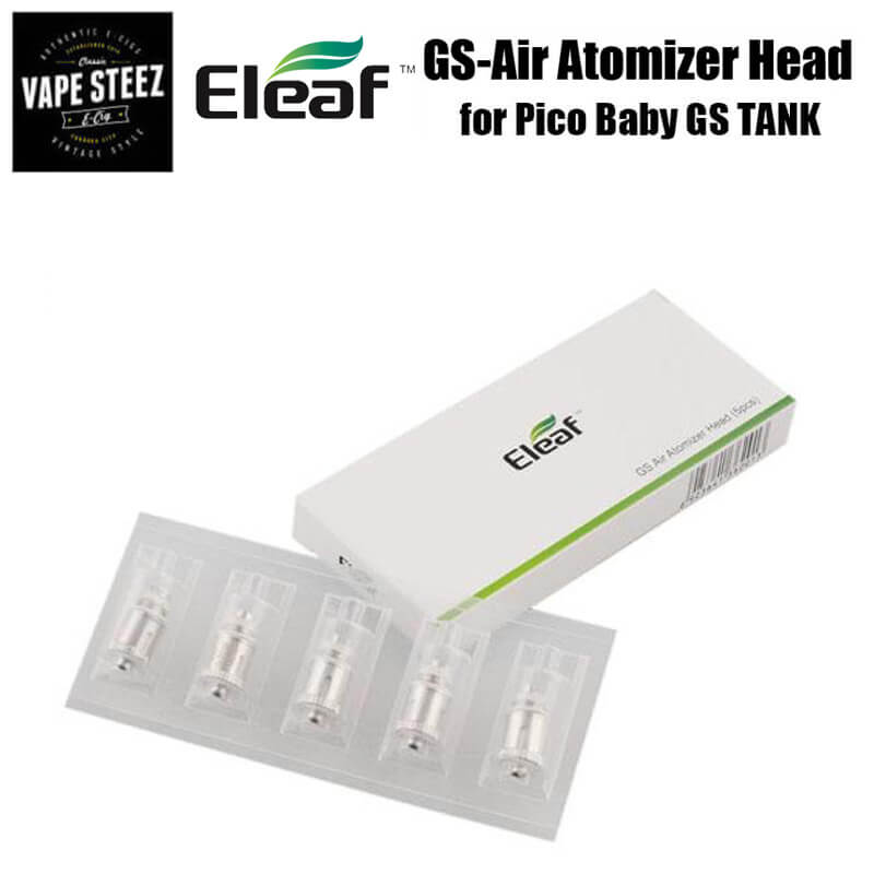 Eleaf Atomizer Head (5pcs) GS AIR COIL 交換コイル 5個入り イーリーフ ジーエス エアー PICOBABY GS BABY クリア…