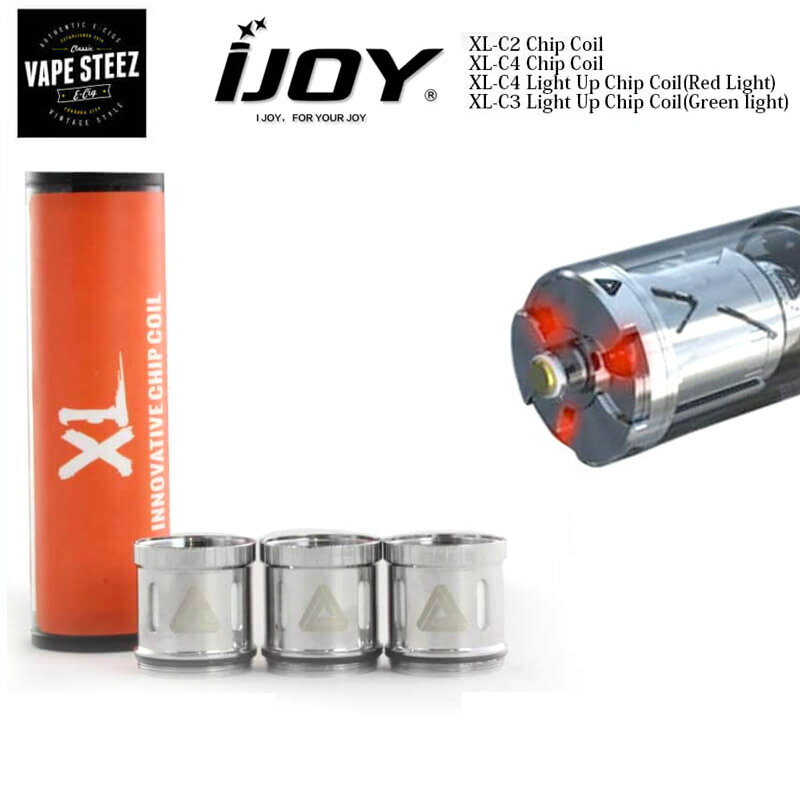 iJOY LIMITLESS XL INNOVATIVE CHIP COIL 3個入り アイジョイ リミットレス 超爆煙 サブオーム対応 電子タバコ 交換コイル VAPE