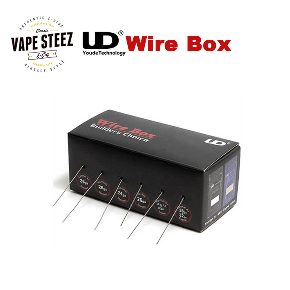 UD WIRE BOX 電子タバコ コイル ワイヤー セット Coil kanthal A-1 26ga Nichrome 26ga/24ga SS316L 26ga カンタル線 SS316 vape