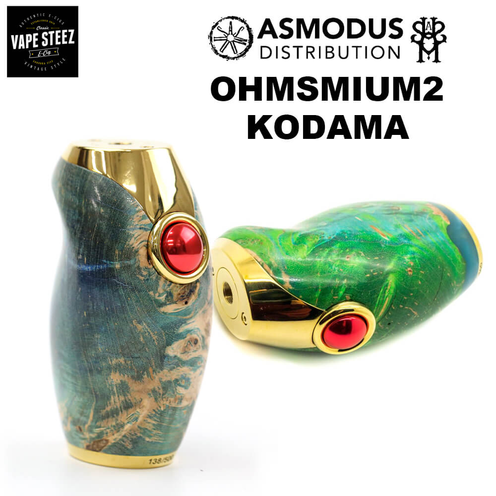 ohmsmium2 kodama 1 - 【レビュー】①ULTRONER OMEGA COIL MECHANICAL MOD（ウルトロナー オメガコイル メカニカル）レビュー～多くのアスモダス製品を排出するスタビライズドウッドMODメーカー(&Phi;д&Phi;)開封編～