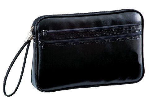HR★☆【優先配送との同梱不可】G-GUSTO(Gガスト) クラッチバッグ 日本製 合皮 ビジネス メンズ A5F 29cm No25625-01 黒 [バッグ][送料無料(一部地域を除く)]