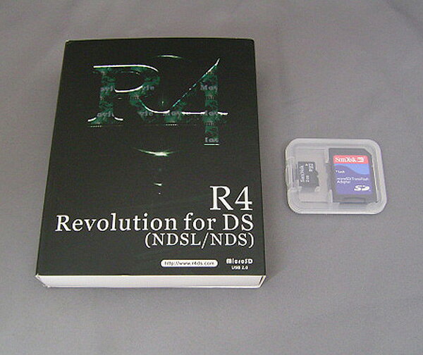登場！R4DS マジコン新型シェル【英語版】 ＋日本語設定済みSundisk microSD2GB付き！