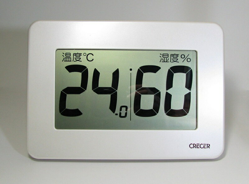 クレセル 超大画面デジタル温湿度計 CR-30...の紹介画像2
