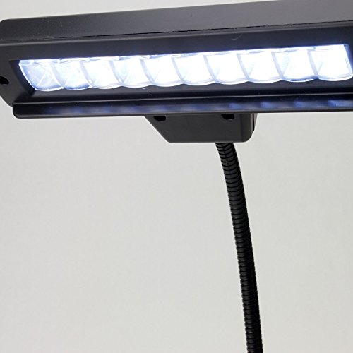 _USB&電池 2WAY式 LED10灯 クリップライト テーブルランプ 照明[送料無料(一部地域を除く)]