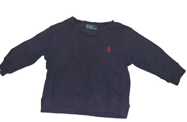 [中古]Polo by Ralph Lauren ポロラルフローレン 子供服トレーナー 男の子 紺色 80【YDKG-kd】【smtb-KD】[掘出物][ファッション][子供]【中古】[定形外郵便、送料無料、代引不可]