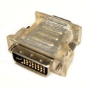 新品バルク品 VGA-DVI変換アダプター《クリア》 D-Sub 15pin(F) - DVI-I 29pin(M) その他PC 定形外郵便 送料無料 代引不可