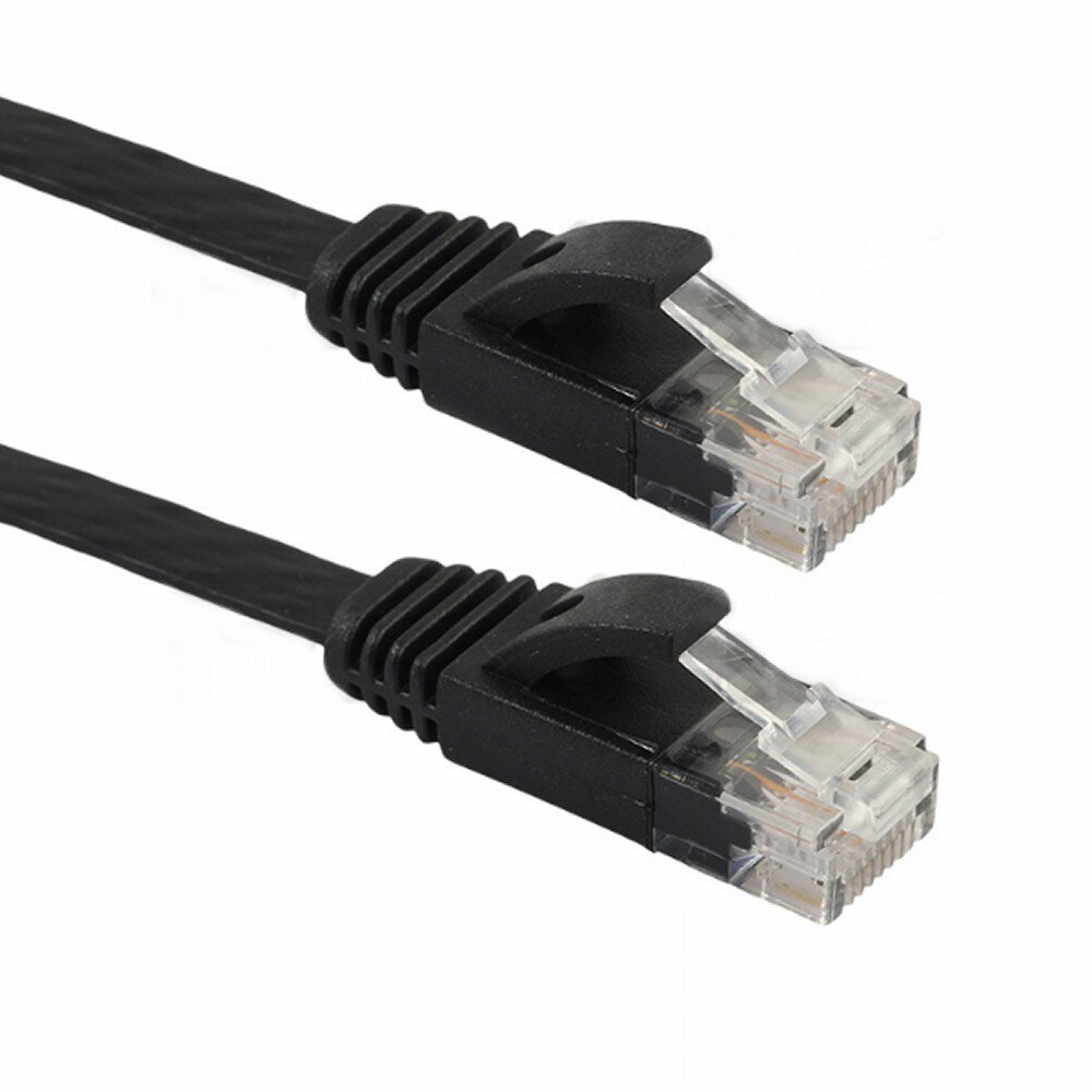 カテゴリ6 フラットLANケーブル RJ45 薄型 CAT6 LANケーブル 3m [定形外郵便 送料無料 代引不可]