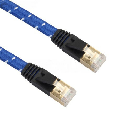カテゴリ7 CAT7 LANケーブル 極細 金メッキ 二重シールド構造 (3m)[在庫処分][ゆうパケット発送、送料無料、代引不可]