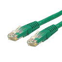 StarTech.com Cat6ΉLANP[u 15.2m JeS6ΉC[TlbgP[u [hςRJ45RlN^ O[ C6PATCH50GN[䂤pPbgAAs]