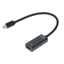 Mini DisplayPort to HDMI 変換ケーブル 《ブラック》 4K 2K ミニディスプレイポート 変換アダプタ 定形外郵便 送料無料 代引不可