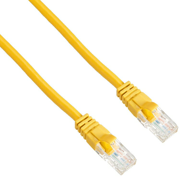 サンワサプライ エンハンスドカテゴリ5LANケーブル 2m イエロー LKB5Y-02YN[ゆうパケット発送、送料無料、代引不可](2)