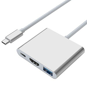 Type-C to HDMI Ѵץ HDMI USB3.0 Type-CϥѴ3in1 4K MacBookʤб[͹ء̵Բ]