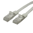 アクロス LANケーブル CAT6 フラットタイプ 《5m》 《ホワイト》 爪折れ防止機能付き ALT-05FTWH/FFP[ゆうパケット発送、送料無料、代引不...