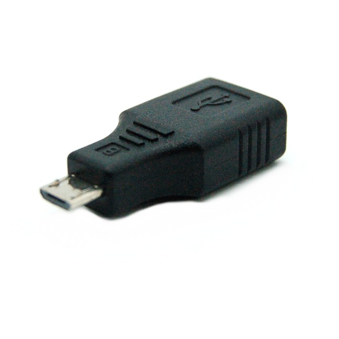 USBメス-MicroUSBオス OTG対応 変換アダプター[定形外郵便、送料無料、代引不可]