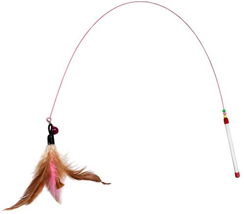 猫おもちゃ 猫じゃらし 鈴付きワイヤー 105cm 猫 ねこ おもちゃ [定形外郵便、送料無料、代引不可]のサムネイル