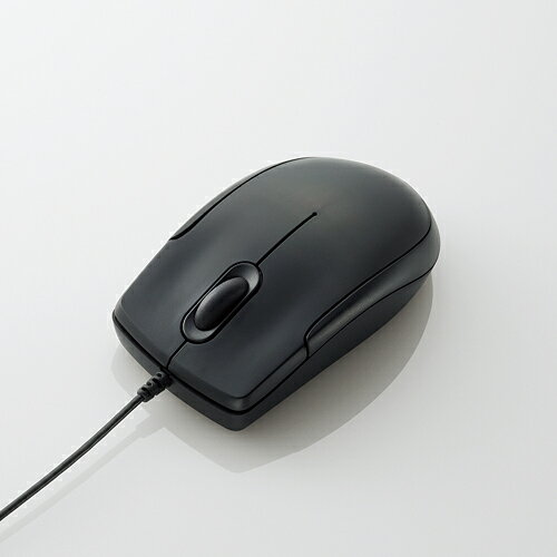 [中古品]マウス ELECOM エレコム USB光学式マウス M-K4URBK/RS 《ブラック》[定形外郵便、送料無料、代引不可]