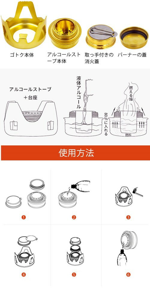 アルコール充填式 ストーブ バーナー アルコールバーナー ミニバーナー 軽量 コンパクト キャンプ[定形外郵便、送料無料、代引不可]通販格安セール情報　楽天　通販