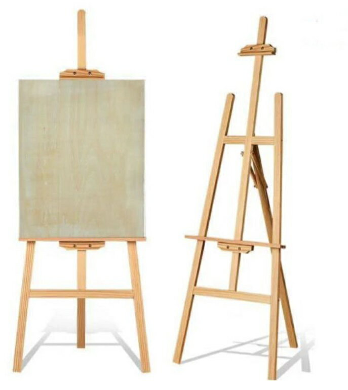 木製 イーゼル 150cm 絵画スタンド 高さ調節 角度自由 看板立て 油絵 画材 スケッチ[送料無料(一部地域を除く)]